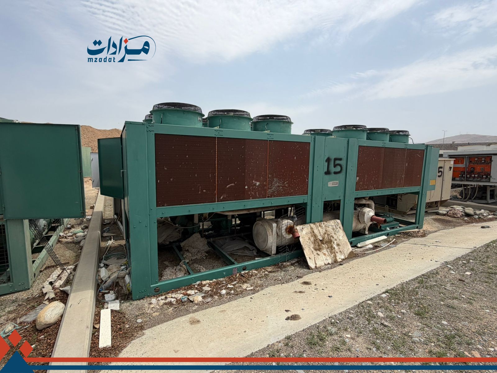 15-Air Cooled Chiller 1X200TR,2X150TR &1X100TR